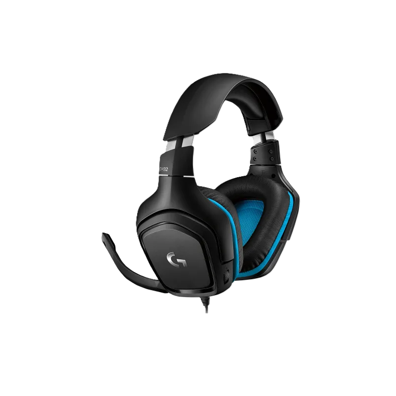 Casque Gamer filaire Logitech G432 (Noir/Bleu)