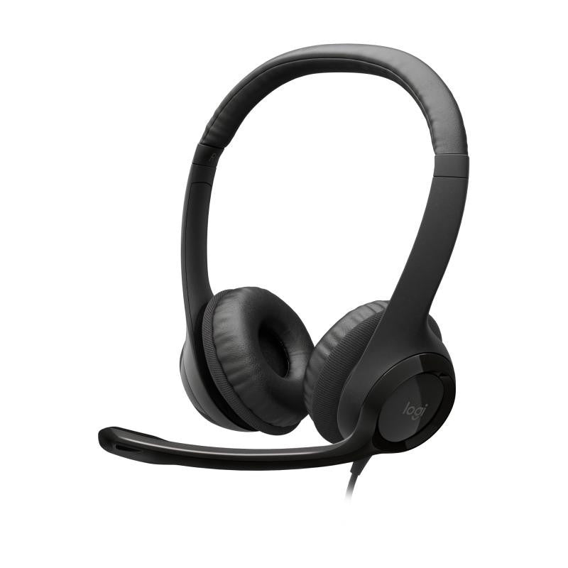 Casques avec Microphone Logitech 981-000406 Noir