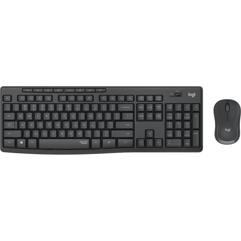Pack 2en1 (Clavier/Souris) sans fil Logitech MK295 Slient (Noir)