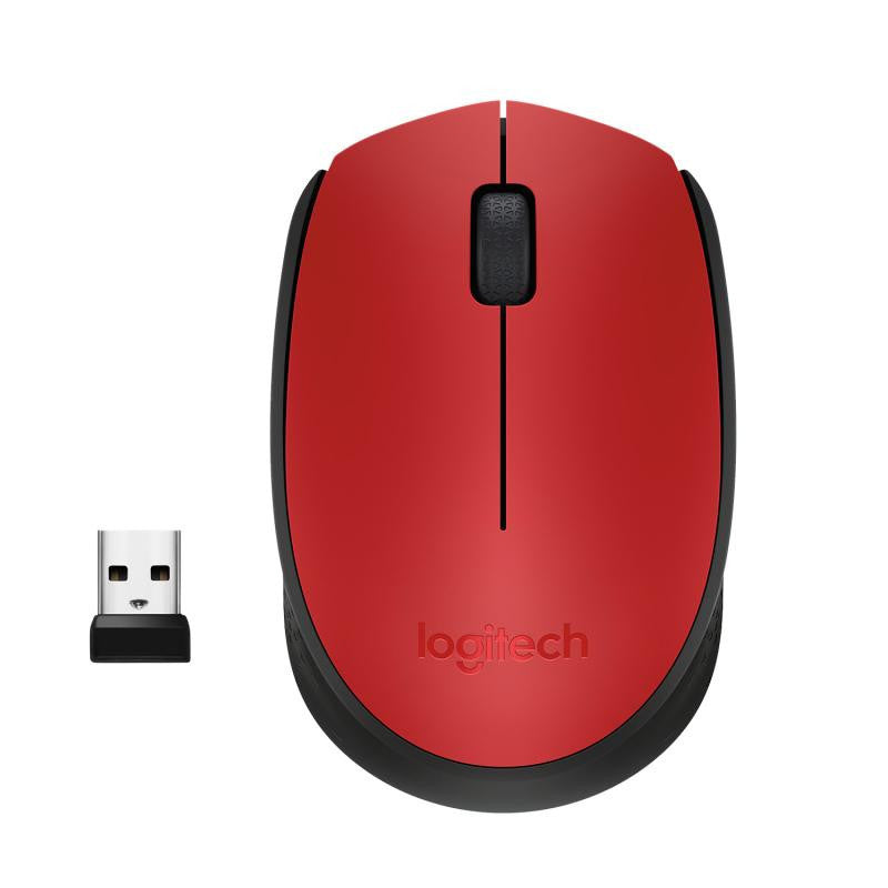 Souris Optique sans fil rouge Logitech M171 2,4 GHz - 1 pile AA