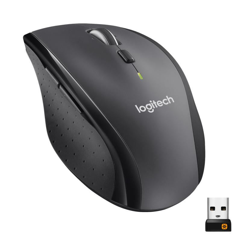 Logitech Marathon M705 - Souris - pour droitiers - laser - sans fil - 2.4 GHz - récepteur sans fil USB