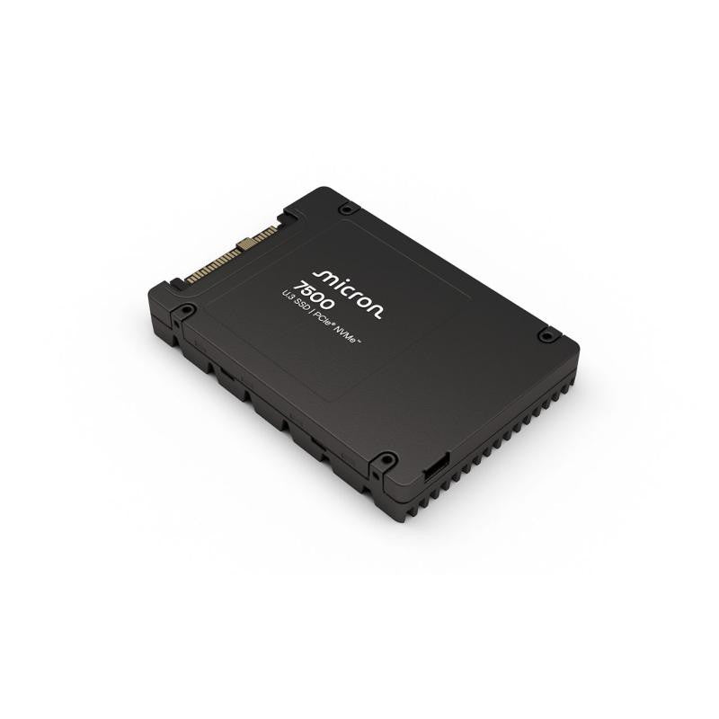 Micron 7500 PRO - SSD - Read Intensive - chiffré - 7.68 To - interne - 2.5" - U.3 PCIe 4.0 (NVMe) - AES 256 bits, 3072-bit RSA, RSA 208 bits - TCG Opal Encryption 2.01