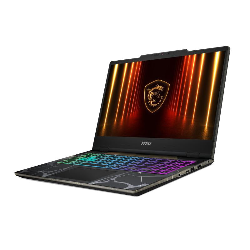 MSI Cyborg 15 B2RWFKG-010FR Intel Core 7 240H Ordinateur portable 39,6 cm (15.6") Full HD 16 Go DDR5-SDRAM 512 Go SSD NVIDIA GeForce RTX 5060 Wi-Fi 6E (802.11ax) Windows 11 Home Français Noir