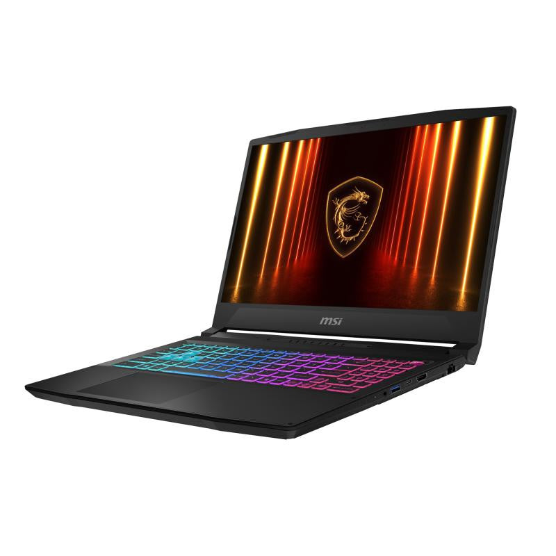 MSI Katana 15 HX B14WFK-475FR Intel® Core? i9 i9-14900HX Ordinateur portable 39,6 cm (15.6") Quad HD 32 Go DDR5-SDRAM 1 To SSD NVIDIA GeForce RTX 5060 Wi-Fi 6E (802.11ax) Windows 11 Home Français Noir