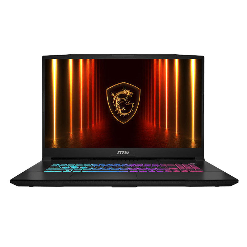 MSI Katana 17 HX B14WFK-007FR Intel® Core? i7 i7-14650HX Ordinateur portable 43,9 cm (17.3") Quad HD 16 Go DDR5-SDRAM 1 To SSD NVIDIA GeForce RTX 5060 Wi-Fi 6E (802.11ax) Windows 11 Home Français Noir