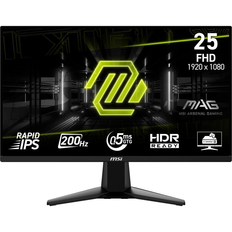 MSI MAG 255F E20 écran plat de PC 62,2 cm (24.5") 1920 x 1080 pixels Full HD LCD Noir