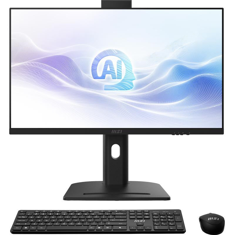 MSI Modern AM273QP AI 1UM-233FR Intel Core Ultra 7 155H 68,6 cm (27") 2560 x 1440 pixels PC All-in-One 32 Go DDR5-SDRAM 1 To SSD Windows 11 Pro Wi-Fi 6E (802.11ax) Noir