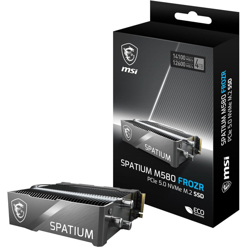MSI SSD SPATIUM M580 PCIe 5.0 NVMe M.2 4TB FROZR