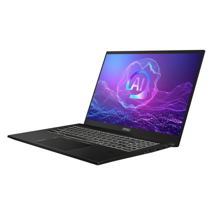 MSI SummitPro 16 AI A2HVETG-075FR Intel Core Ultra 9 285H Hybride (2-en-1) 40,6 cm (16") Écran tactile Quad HD+ 32 Go LPDDR5-SDRAM 1 To SSD NVIDIA GeForce RTX 4050 Wi-Fi 7 (802.11be) Windows 11 Pro Français Noir