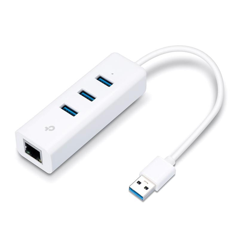 TP-Link UE330 - Adaptateur USB / Ethernet Gigabit avec Hub 3 ports USB 3.0