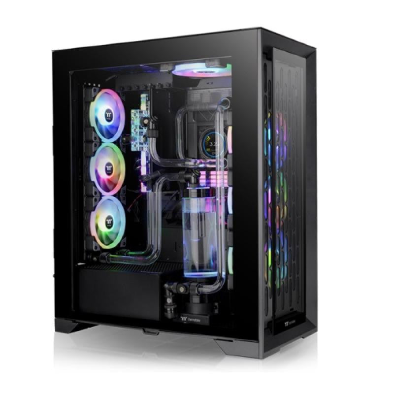 Boitier Grand Tour E-ATX Thermaltake Centralized Thermal Efficiency T500 TG RGB avec panneaux vitrés (Noir)