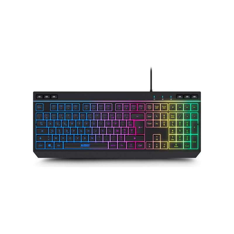 KABEE PRO: WIRED USB-A KEYBOARD WITH 6 MACRO KEYS AND 19 ANTI-GHOSTING KEYS - WINDOWS
