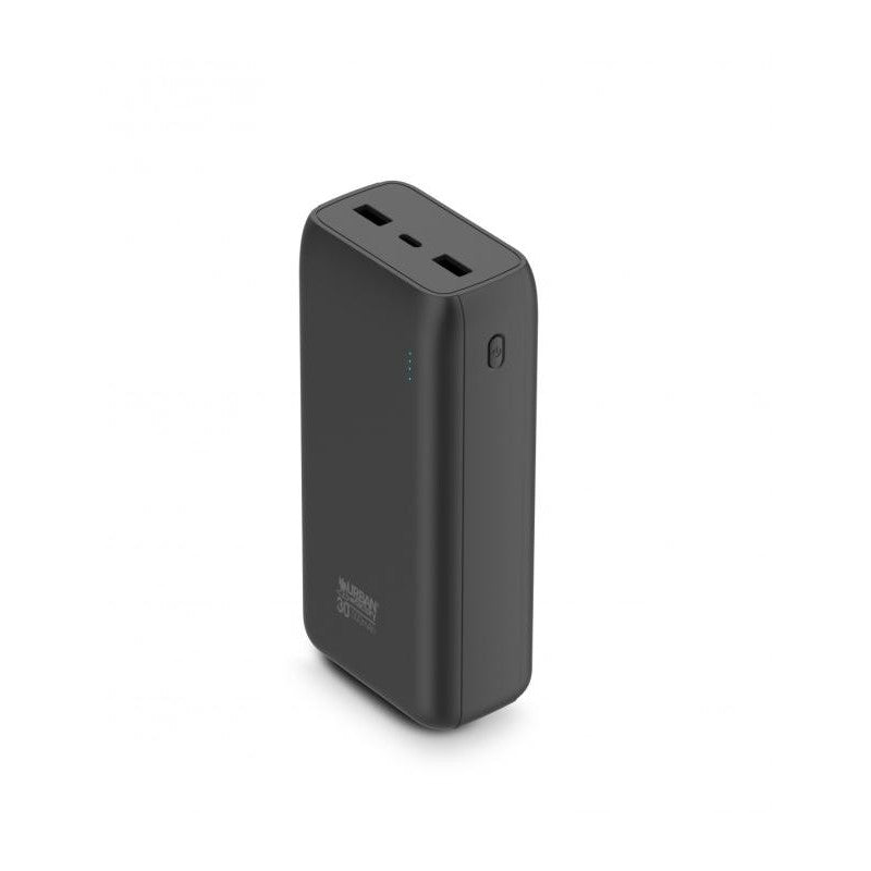Urban Factory Juicee Max - Banque d'alimentation - 30000 mAh - 2.1 A - 2 connecteurs de sortie (USB)