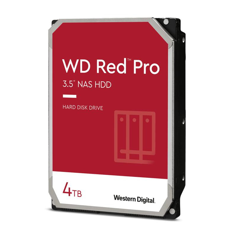 WD Red Pro WD4005FFBX - Disque dur - 4 To - interne - 3.5" - SATA 6Gb/s - 7200 tours/min - mémoire tampon : 256 Mo
