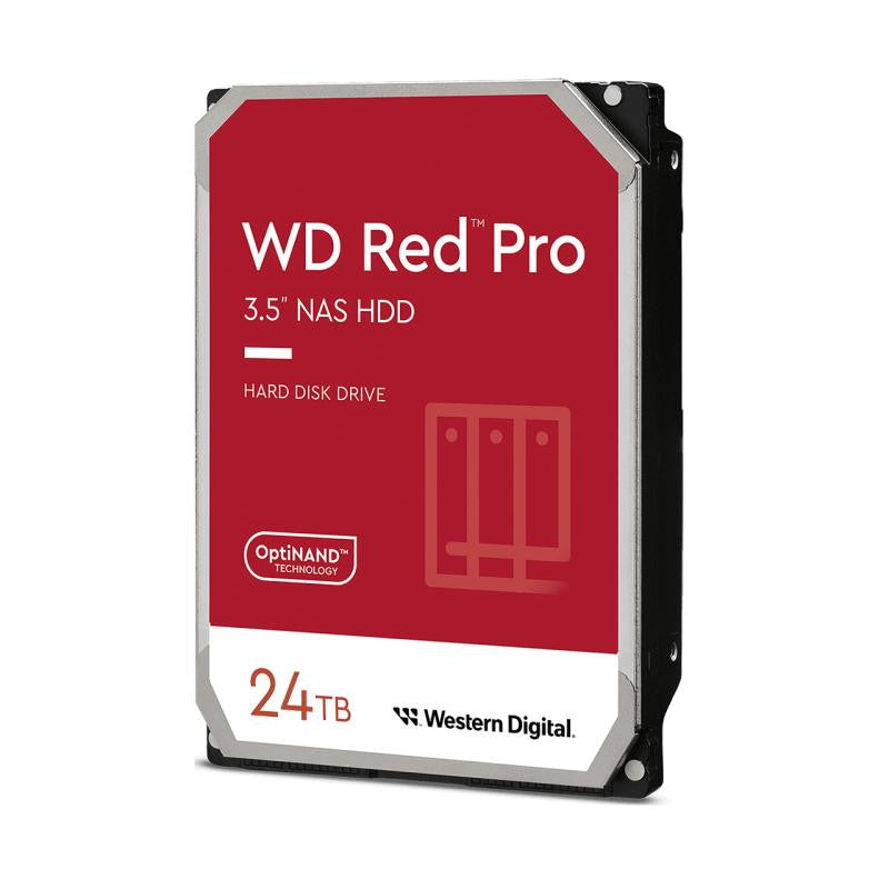 WD Red Pro WD240KFGX - Disque dur - Enterprise - 24 To - interne - 3.5" - SATA 6Gb/s - 7200 tours/min - mémoire tampon : 512 Mo