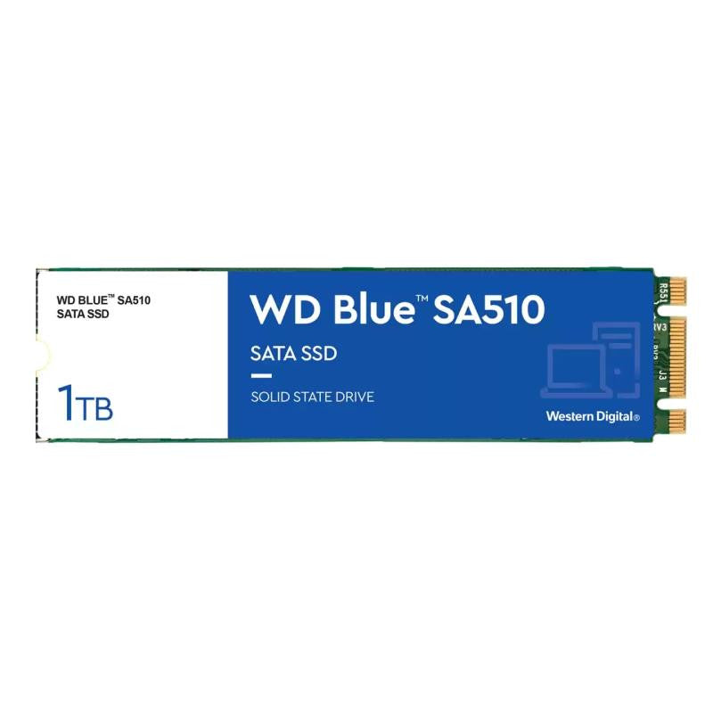 WD Blue SA510 WDS100T3B0B-00AXS0 - SSD - 1 To - interne - M.2 2280 - SATA 6Gb/s