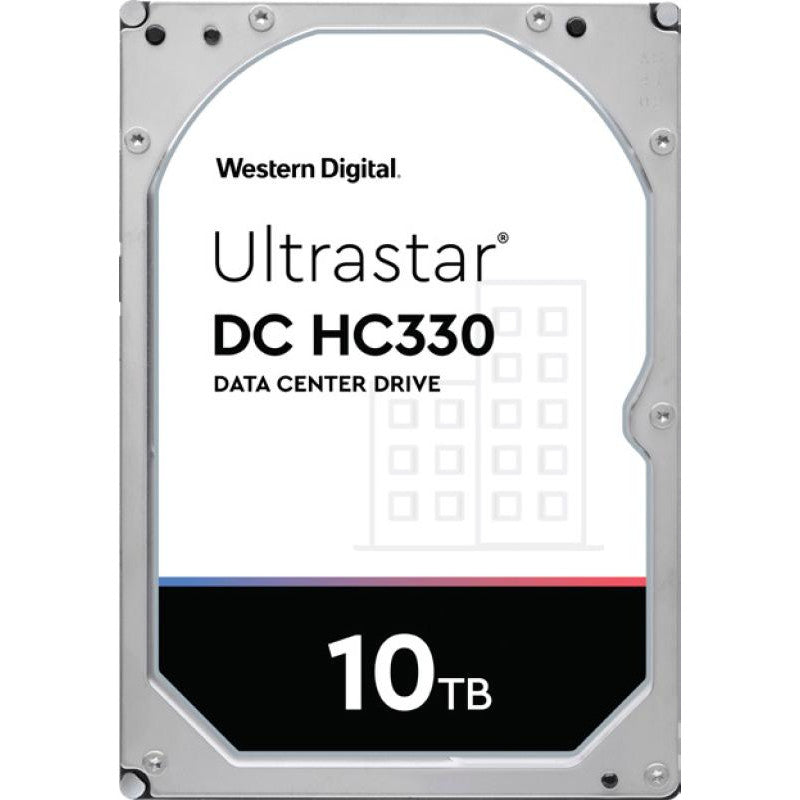 WD Ultrastar DC HC330 WUS721010ALE6L4 - Disque dur - chiffré - 10 To - interne - 3.5" - SATA 6Gb/s - 7200 tours/min - mémoire tampon : 256 Mo - Self-Encrypting Drive (SED)