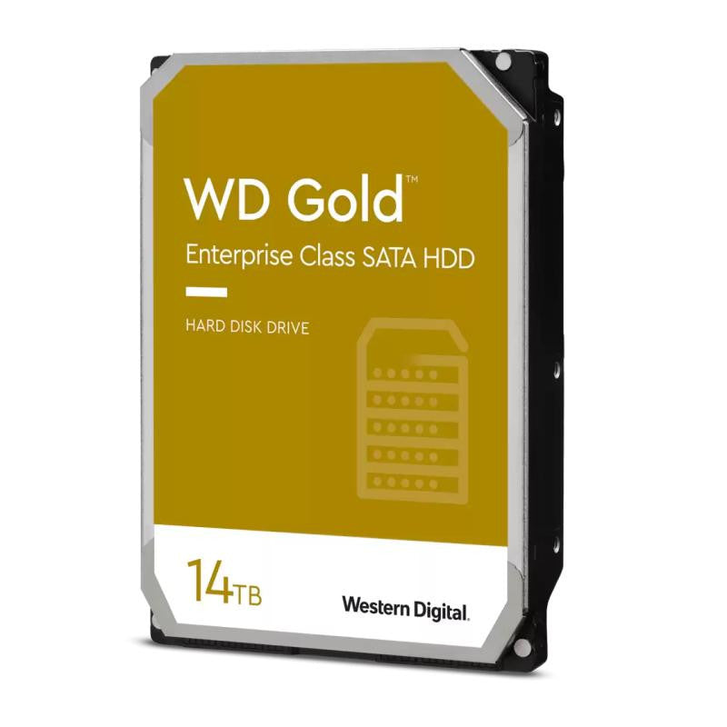 Disque dur WD Gold Enterprise 14 To -  3.5" - SATA 6Gb/s - 7200Tr mémoire tampon 512Mo.