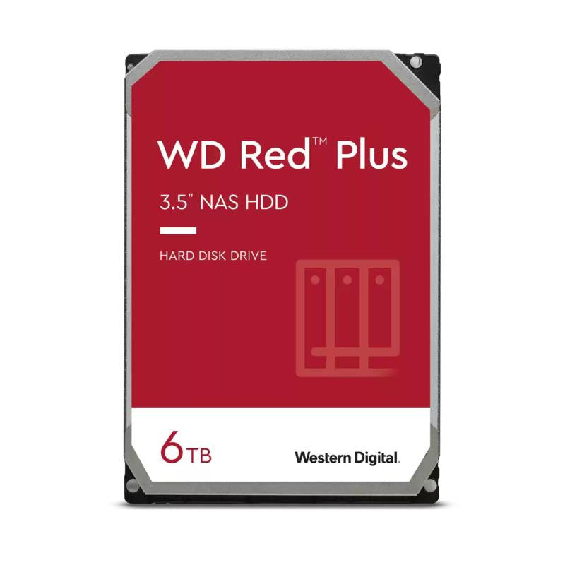 Disque Dur 3,5" Western Digital Red Plus 6To 256Mo - S-ATA 3,5"