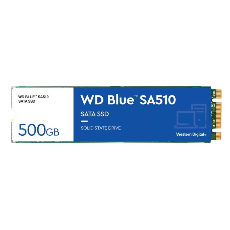 WD Blue SA510 WDS500G3B0B-00AXS0 - SSD - 500 Go - interne - M.2 2280 - SATA 6Gb/s